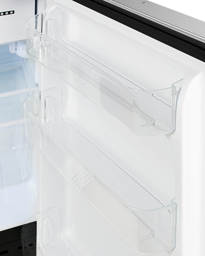 SUMMIT  21" Wide Built-in Refrigerator-Freezer, ADA Compliant - Black (ALRF49BSSTB)