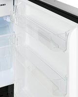 SUMMIT  21" Wide Built-in Refrigerator-Freezer, ADA Compliant - Black (ALRF49BSSTB)