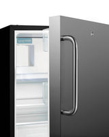 SUMMIT  21" Wide Built-in Refrigerator-Freezer, ADA Compliant - Black (ALRF49BSSTB)
