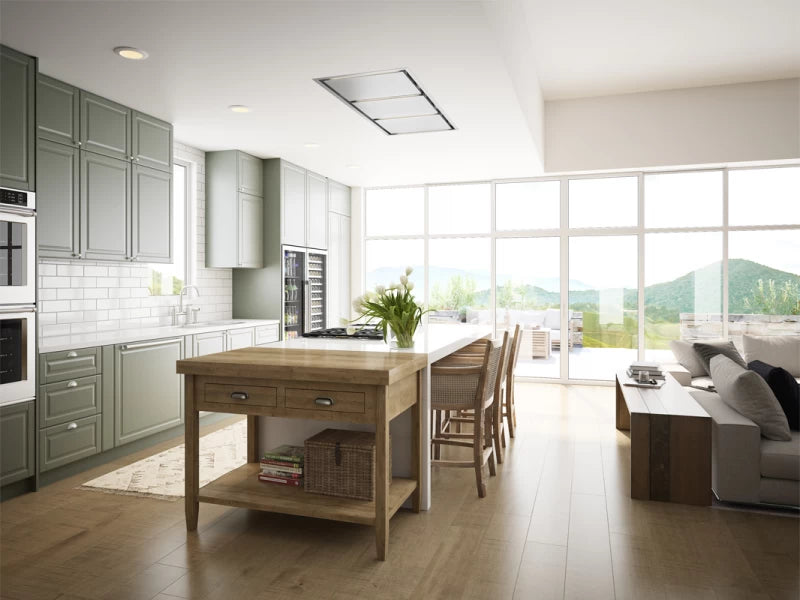 Zephyr  63" Lux Connect Island - Stainless Steel (ALUE63CSX)