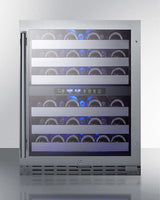 SUMMIT  24" Wide Built-In Wine Cellar, ADA Compliant - Black (ALWC532)