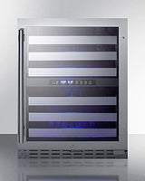 SUMMIT  24" Wide Built-In Wine Cellar, ADA Compliant - Stainless Steel (ALWC532CSS)