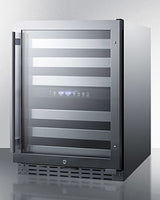 Summit 24" Wide Built-In Wine Cellar, ADA Compliant - Glass (ALWC532CSS)