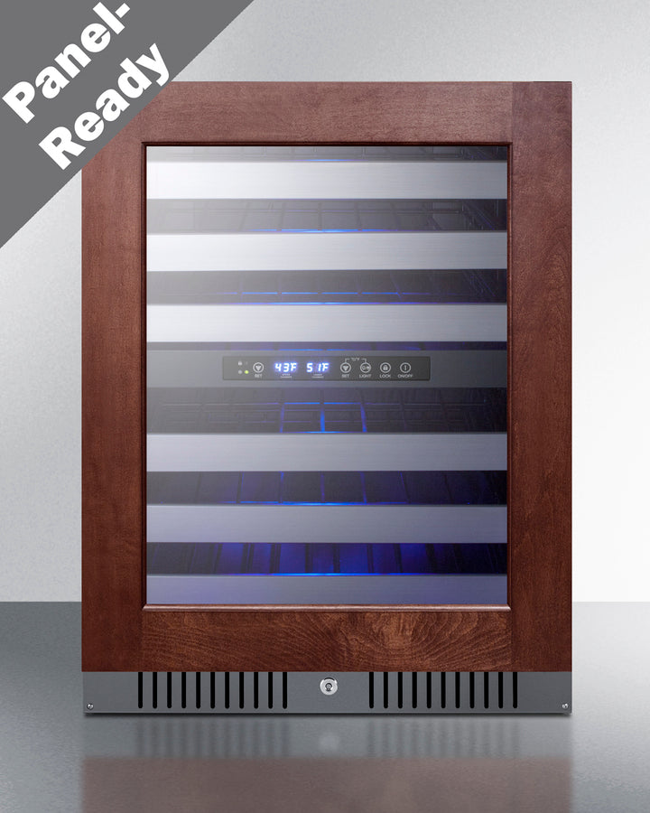 SUMMIT  24" Wide Built-In Wine Cellar, ADA Compliant (Panel Not Included) - Black (ALWC532PNR)