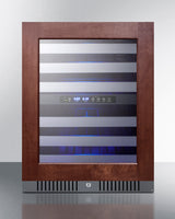 SUMMIT  24" Wide Built-In Wine Cellar, ADA Compliant (Panel Not Included) - Black (ALWC532PNR)