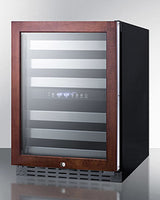 Summit 24" Wide Built-In Wine Cellar, ADA Compliant - Glass/Panel-Ready Frame (ALWC532PNR)