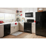 Amana  1.6 Cu. Ft. AOver-the-Range Microwave with Add 0:30 Seconds - Black (AMV2307PFB)