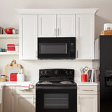 AMANA  1.6 Cu. Ft. AOver-the-Range Microwave with Add 0:30 Seconds - Black (AMV2307PFB)