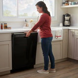 AMANA  1.6 Cu. Ft. AOver-the-Range Microwave with Add 0:30 Seconds - Black (AMV2307PFB)