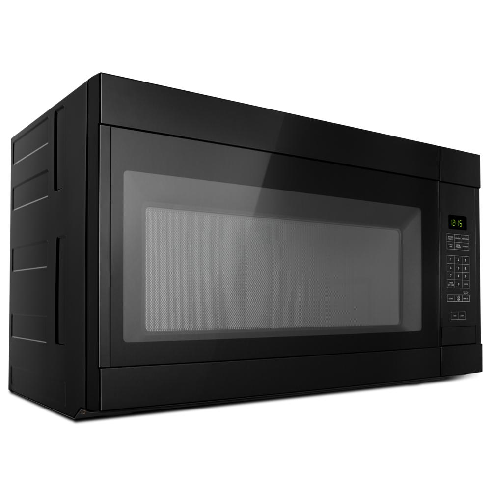 Amana 1.6 Cu. Ft. AOver-the-Range Microwave with Add 0:30 Seconds - Black (AMV2307PFB)