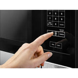Amana  1.6 Cu. Ft. Over-the-Range Microwave with Add 0:30 Seconds - Black-on-Stainless (AMV2307PFS)