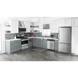 AMANA  1.6 Cu. Ft. Over-the-Range Microwave with Add 0:30 Seconds - Black-on-Stainless (AMV2307PFS)