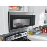 Amana  1.6 Cu. Ft. Over-the-Range Microwave with Add 0:30 Seconds - Black-on-Stainless (AMV2307PFS)