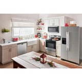 AMANA  1.6 Cu. Ft. Over-the-Range Microwave with Add 0:30 Seconds - Black-on-Stainless (AMV2307PFS)