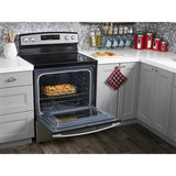 Amana  1.6 Cu. Ft. Over-the-Range Microwave with Add 0:30 Seconds - Black-on-Stainless (AMV2307PFS)
