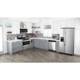 AMANA  1.6 Cu. Ft. Over-the-Range Microwave with Add 0:30 Seconds - Black-on-Stainless (AMV2307PFS)