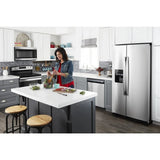 Amana  1.6 Cu. Ft. Over-the-Range Microwave with Add 0:30 Seconds - Black-on-Stainless (AMV2307PFS)
