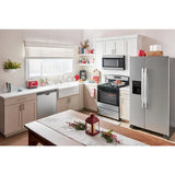 Amana  1.6 Cu. Ft. Over-the-Range Microwave with Add 0:30 Seconds - Black-on-Stainless (AMV2307PFS)