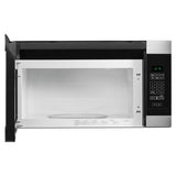 Amana 1.6 Cu. Ft. Over-the-Range Microwave with Add 0:30 Seconds - Black-on-Stainless (AMV2307PFS)