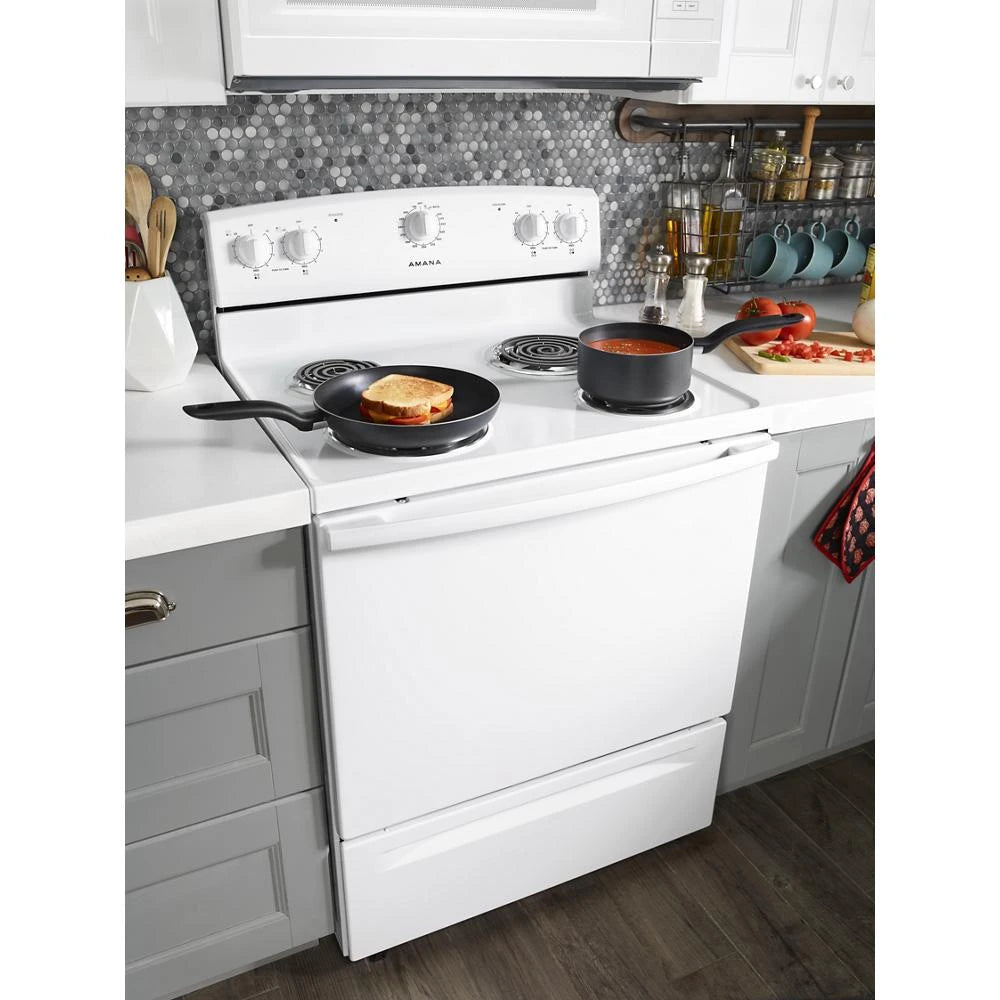 AMANA  1.6 Cu. Ft. Over-the-Range Microwave with Add 0:30 Seconds - White (AMV2307PFW)