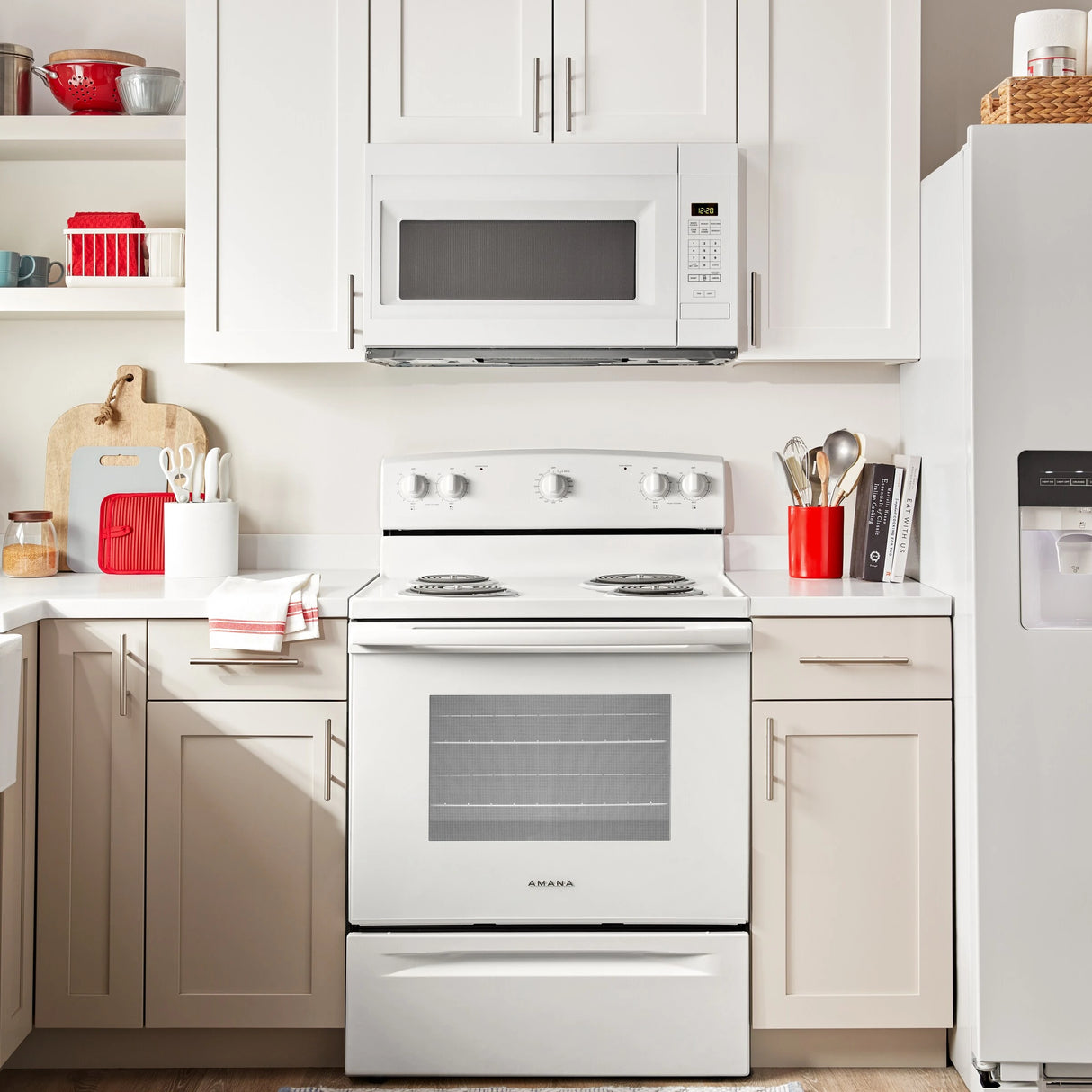 AMANA  1.6 Cu. Ft. Over-the-Range Microwave with Add 0:30 Seconds - White (AMV2307PFW)
