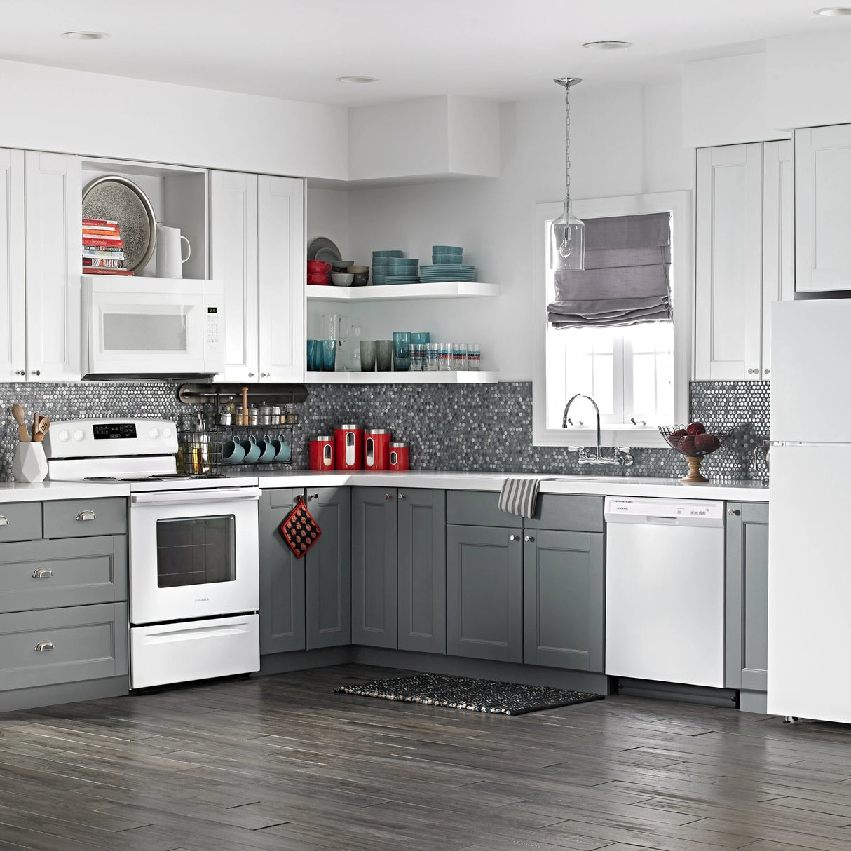 AMANA  1.6 Cu. Ft. Over-the-Range Microwave with Add 0:30 Seconds - White (AMV2307PFW)