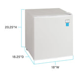AVANTI Avanti 1.7 cu. ft. Compact Refrigerator - White / 1.7 cu. ft. -  (AR17T0W)