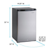 AVANTI  Avanti 4.4 cu. ft. Compact Refrigerator - Stainless Steel (AR4456SS)