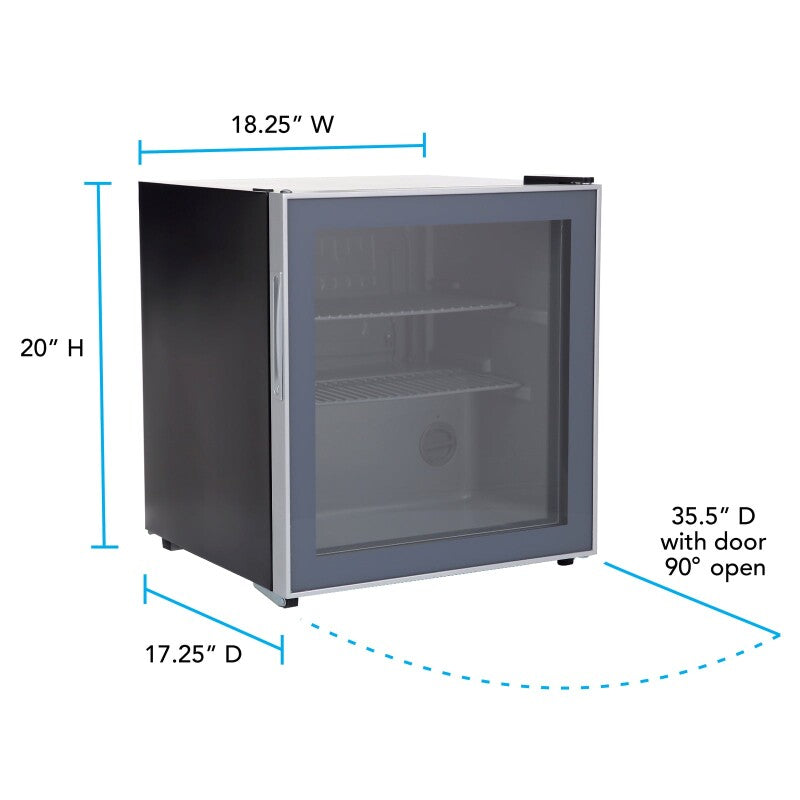 AVANTI  Avanti Beverage Center, 60 Can Capacity - Black Stainless Steel (ARBC17T2PG)