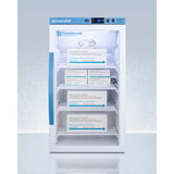 ACCUCOLD 3 Cu.Ft. Counter Height Vaccine Refrigerator - White (ARG3PV)