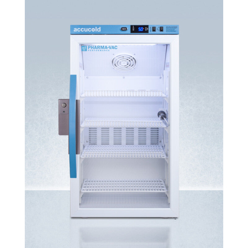 ACCUCOLD 3 Cu.Ft. Counter Height Vaccine Refrigerator - White (ARG3PV)