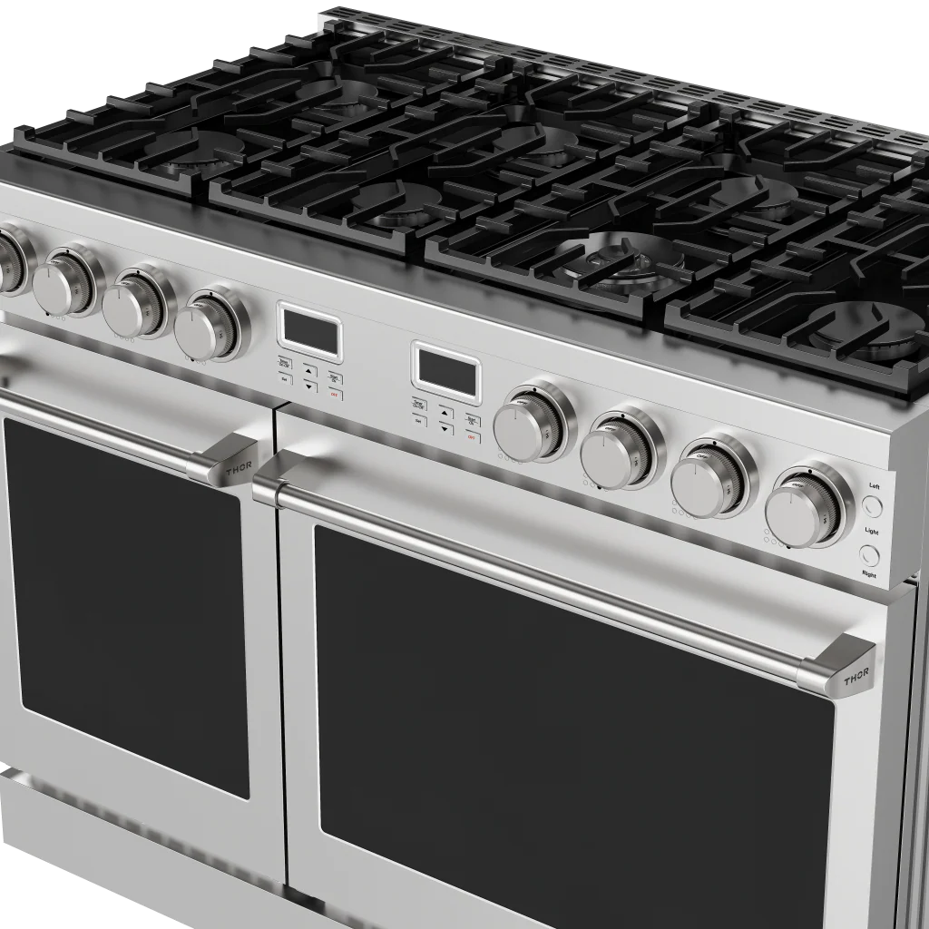 THOR KITCHEN  48-inch Liquid Propane Range Contemporary Professional - Stainless Steel (ARG48LP)