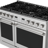 THOR KITCHEN  48 Inch Liquid Propane Range Contemporary Professional - Stainless Steel (ARG48LP)