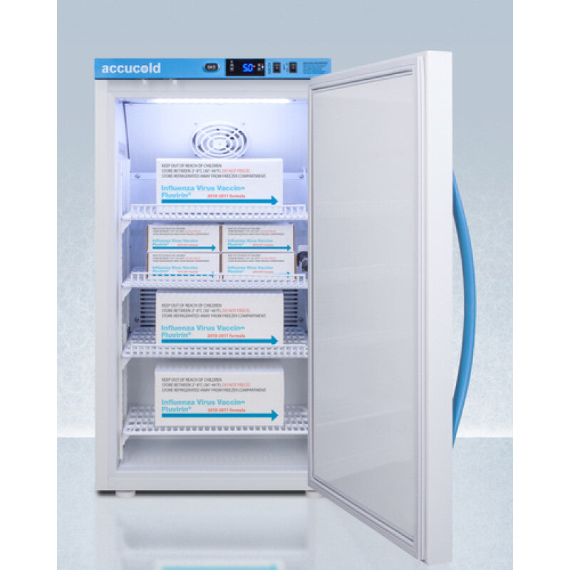 ACCUCOLD 3 Cu.Ft. Counter Height Vaccine Refrigerator - White (ARS3PV)