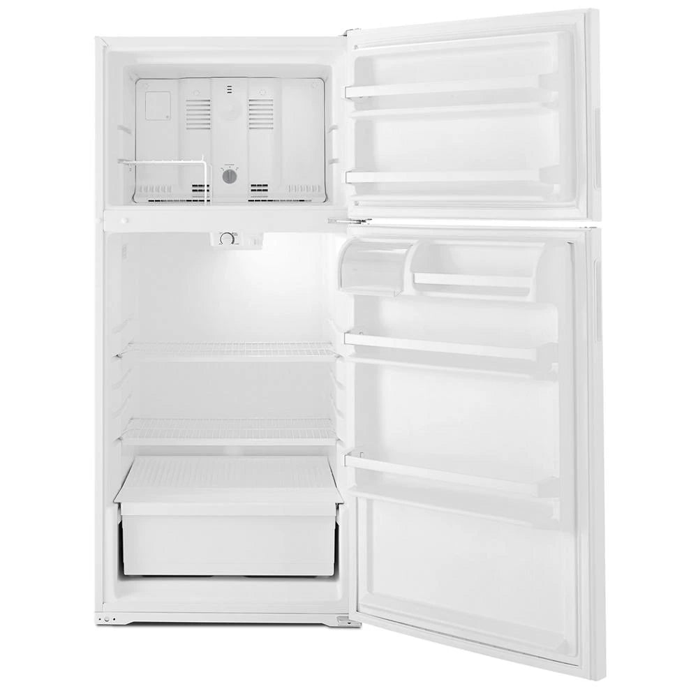 AMANA 28-Inch 28-inch Top-freezer Refrigerator With Dairy Bin - White (ART104TFDW)