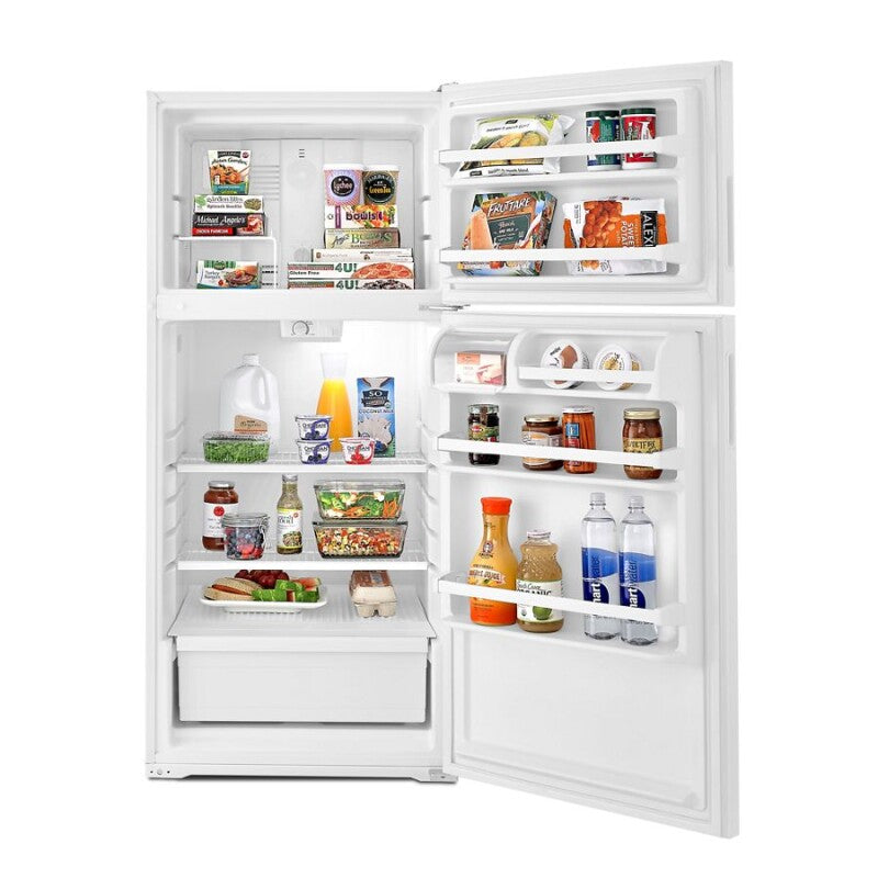 AMANA 28-inch Top-Freezer Refrigerator with Dairy Bin -  (ART104TFDW)