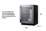 SUMMIT  24" Wide Built-In Beverage Center, ADA Compliant - Stainless Steel (ASDG2411)