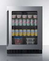 SUMMIT  24" Wide Built-In Beverage Center, ADA Compliant - Stainless Steel (ASDG2411)