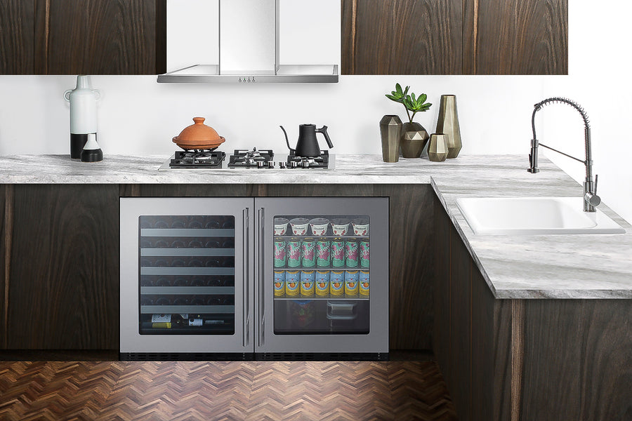SUMMIT  24" Wide Built-In Beverage Center, ADA Compliant - Stainless Steel (ASDG2411)