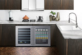 SUMMIT  24" Wide Built-In Beverage Center, ADA Compliant - Stainless Steel (ASDG2411)