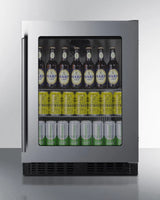 SUMMIT 24" Wide Built-In Beverage Center, ADA Compliant - Stainless Steel (ASDG2411)