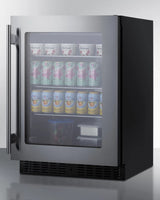 SUMMIT 24" Wide Built-In Beverage Center, ADA Compliant - Stainless Steel (ASDG2411)