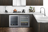 SUMMIT  24" Wide Built-In Beverage Center, ADA Compliant - Stainless Steel (ASDG2411)