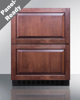 SUMMIT 24" Wide 2-Drawer All-Refrigerator, ADA Compliant - Stainless Steel (ASDR2414)