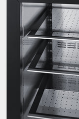 SUMMIT  15" Wide Built-In All-Refrigerator, ADA Compliant - Stainless Steel/Black (ASDS1523)