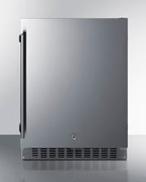 SUMMIT 24" Wide Built-In All-Refrigerator, ADA Compliant - Stainless Steel (ASDS2413CSS)