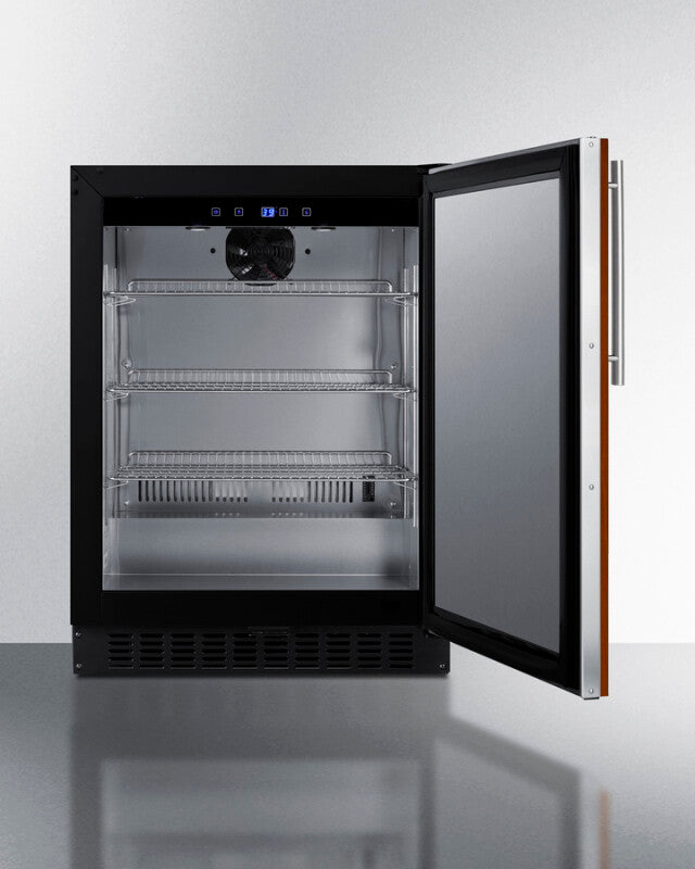 SUMMIT 24" Wide Built-In All-Refrigerator, ADA Compliant (Panel Not Included) - Panel Ready (ASDS2413IF)