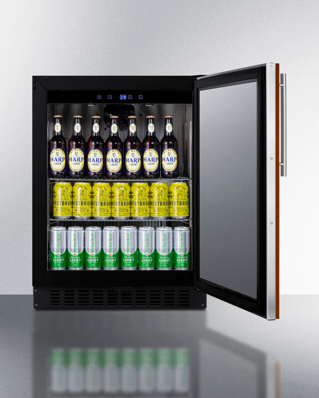 SUMMIT 24" Wide Built-In All-Refrigerator, ADA Compliant (Panel Not Included) - Panel Ready (ASDS2413IF)