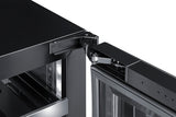 SUMMIT  24" Wide Built-In Wine Cellar, ADA Compliant - Black (ASDW2412)