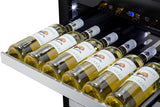 SUMMIT  24" Wide Built-In Wine Cellar, ADA Compliant - Black (ASDW2412)